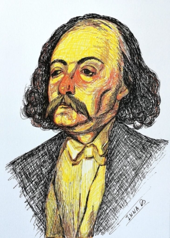 Portrait de Gustave Flaubert